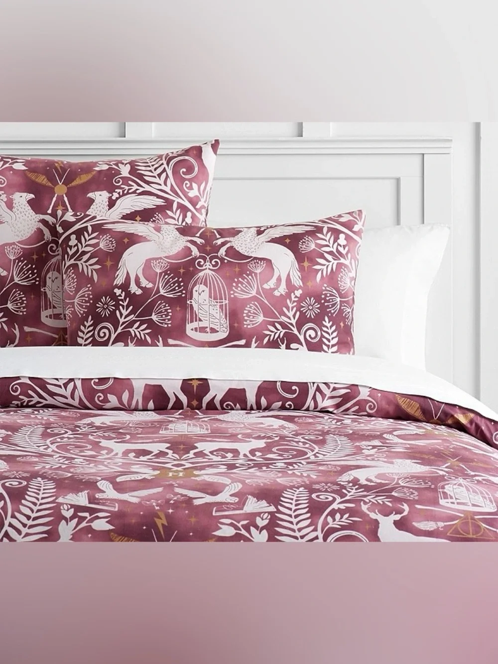 Pottery Barn Patronus Damask Duvet Set